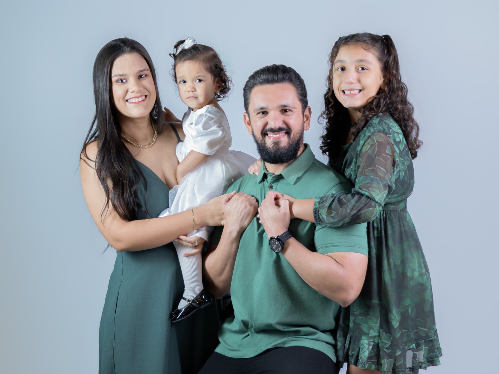 Jeferson Brito com a família